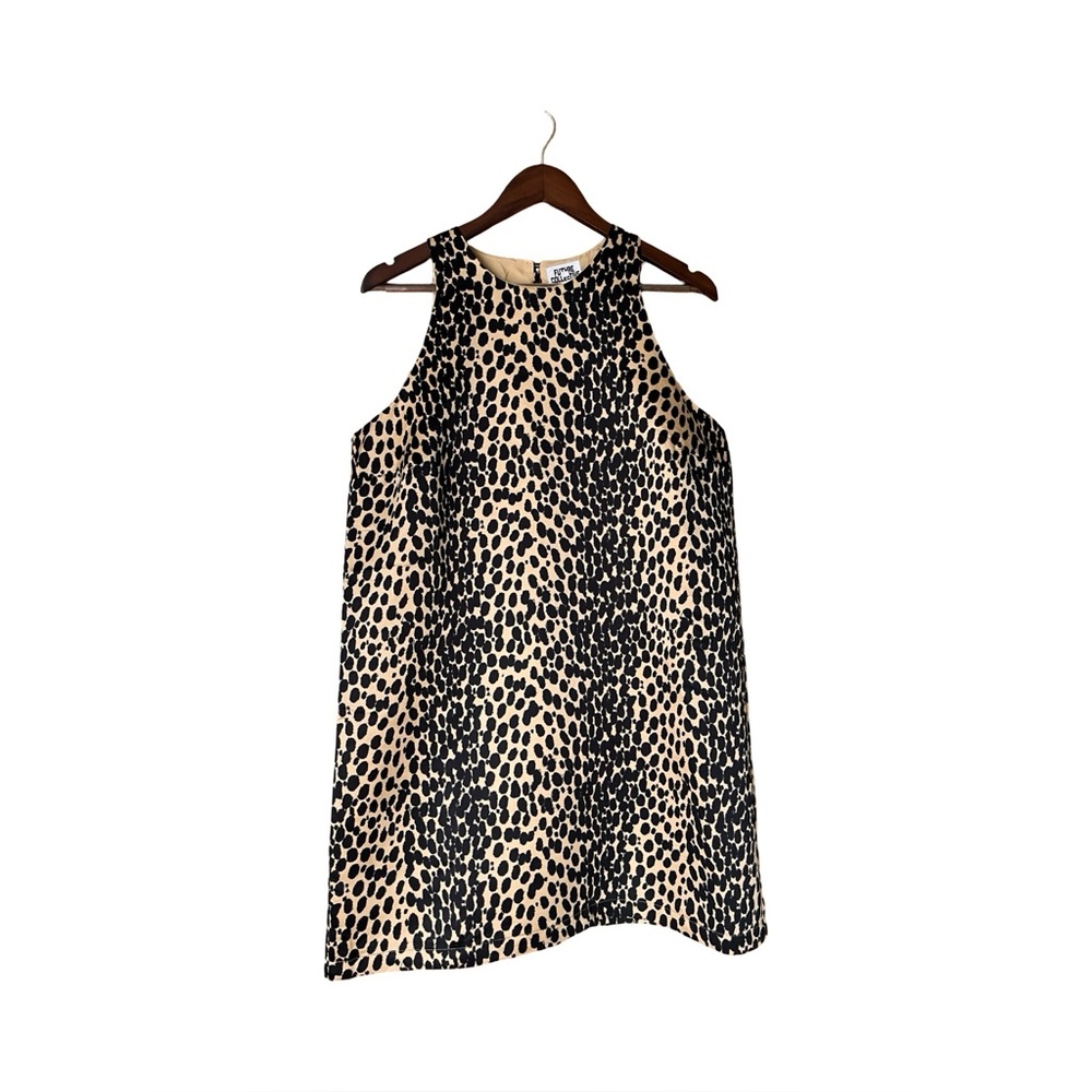 Future Collective Target Sleeveless Leopard Print A-Line Dress Women’s Large